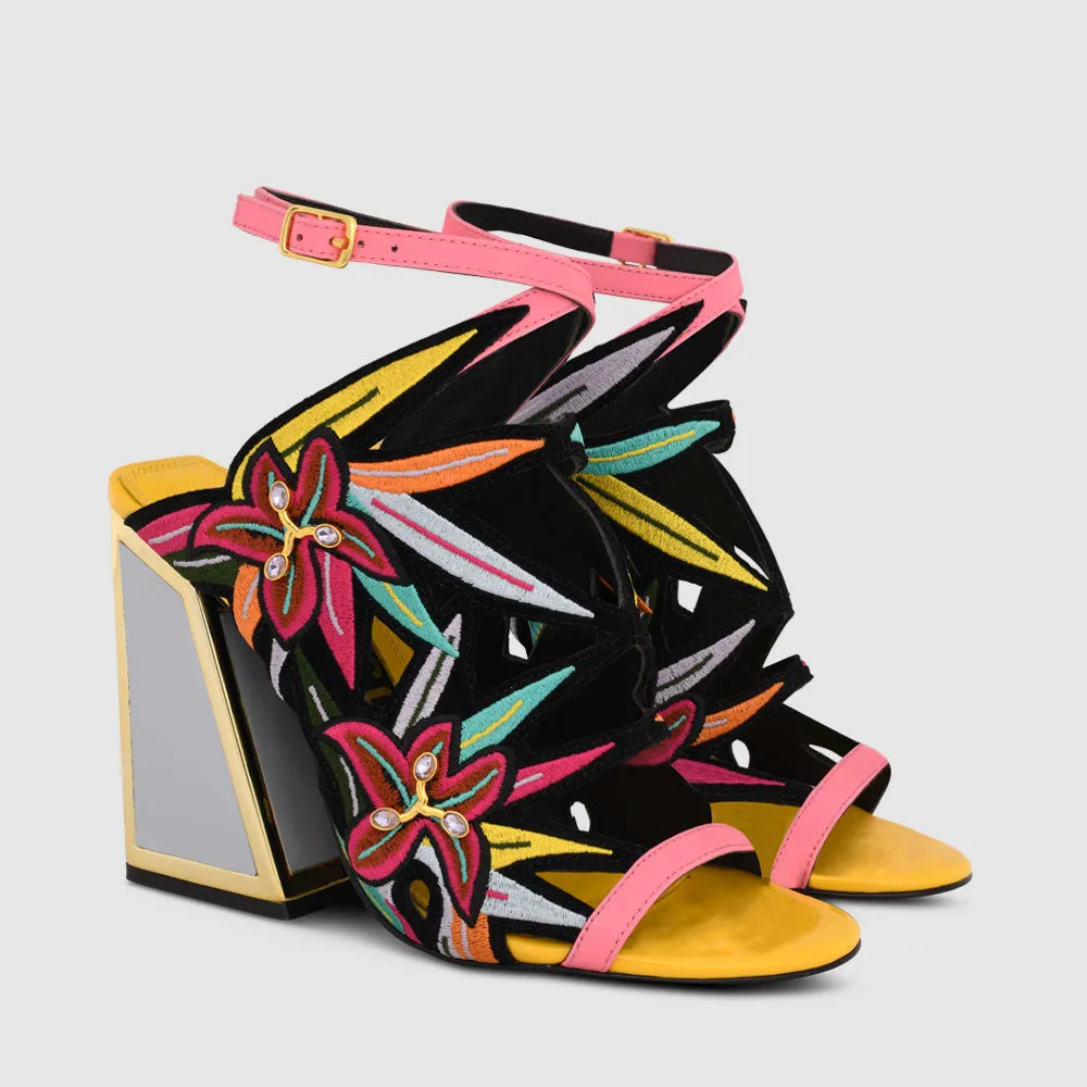 Calypso Kicker Heel Sandals