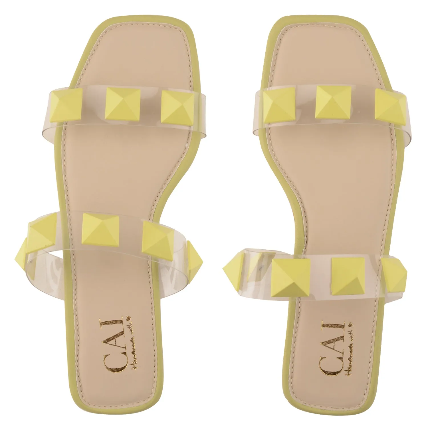 Candy Crush Lime Yellow Flats