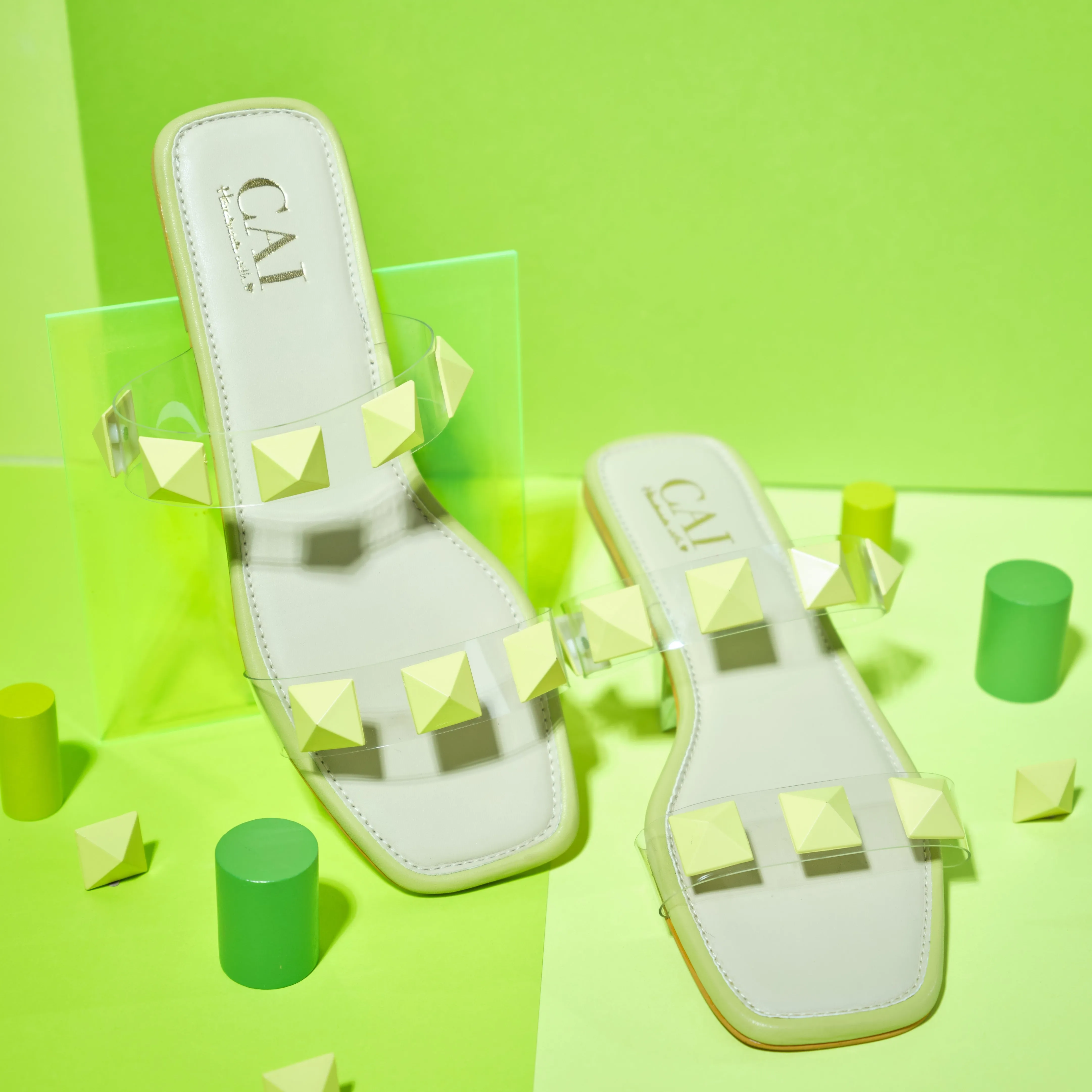 Candy Crush Lime Yellow Flats