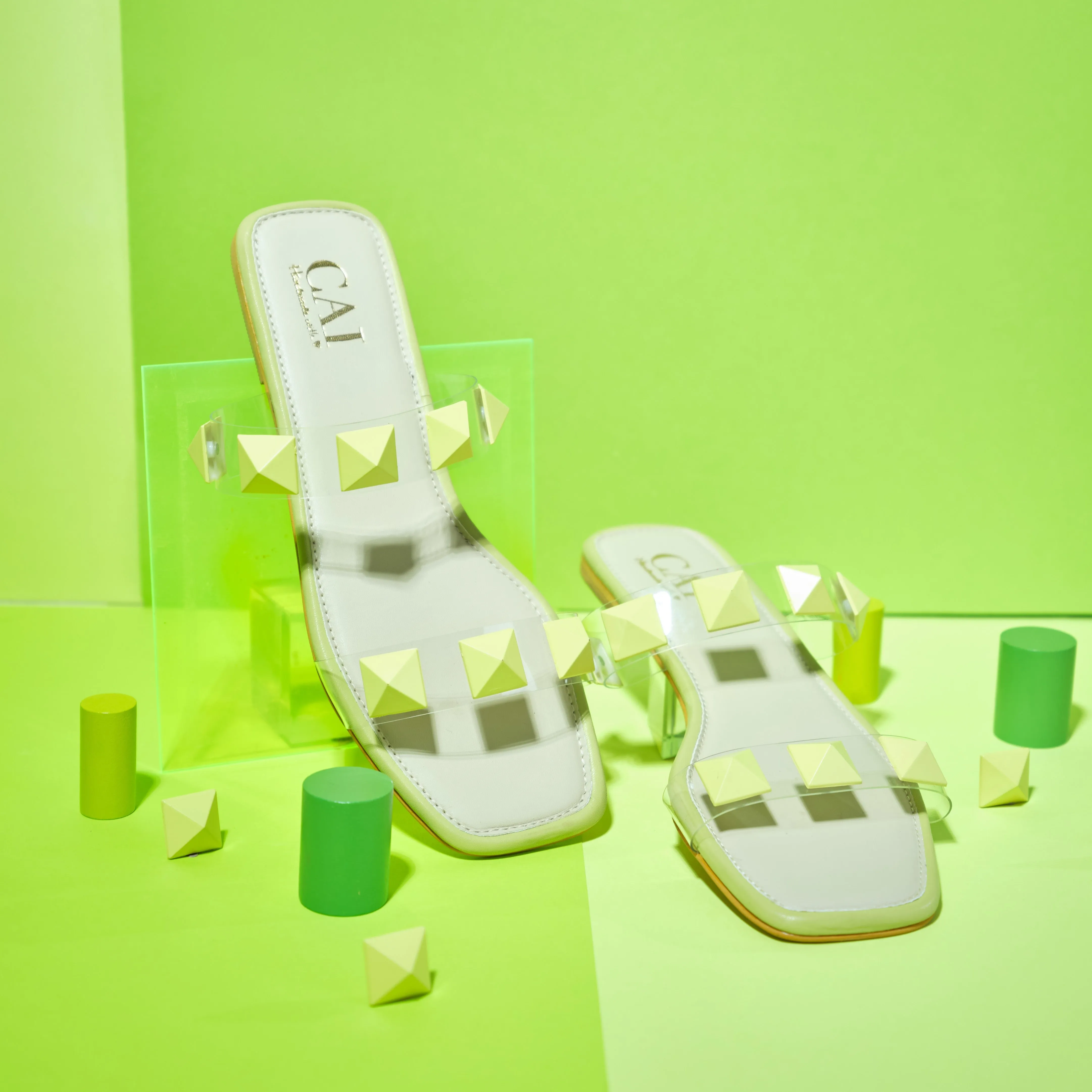 Candy Crush Lime Yellow Flats
