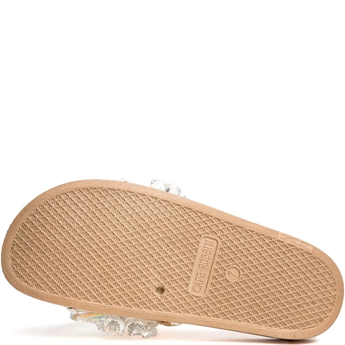 Cape Robbin Moira-63 Rose Gold Slides Rose Gold