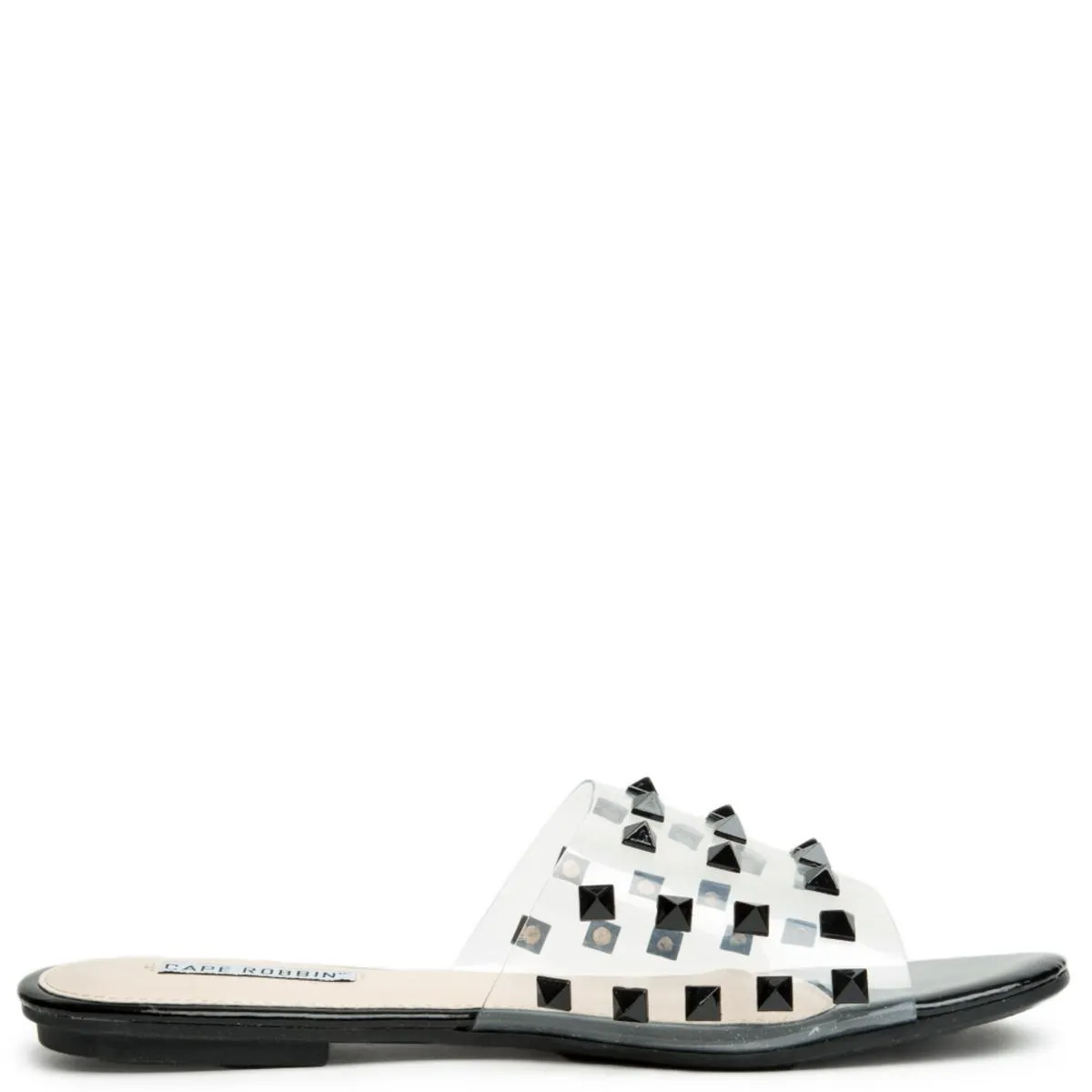 Cape Robbin Sadie-1 Black Slides Black