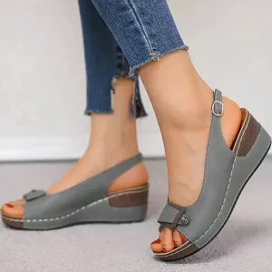 CAROLINA - Orthopädische Sandalen mit weichen Absätzen