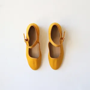 Caron Callahan Ellie Mary Janes - Gold Nylon - last pair size 40.5