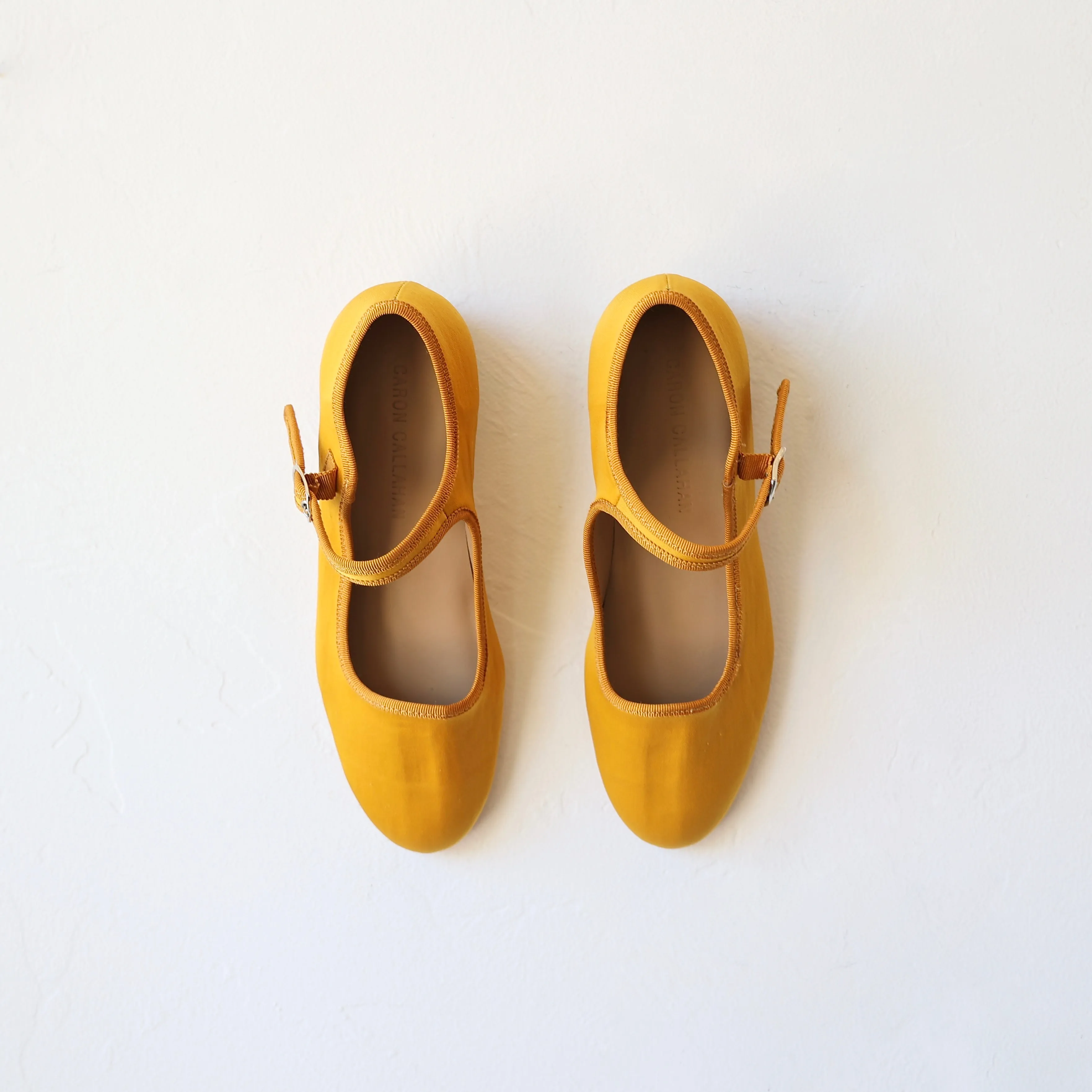 Caron Callahan Ellie Mary Janes - Gold Nylon - last pair size 40.5