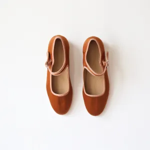 Caron Callahan Ellie Mary Janes - Two Tone Copper - last pair size 40.5