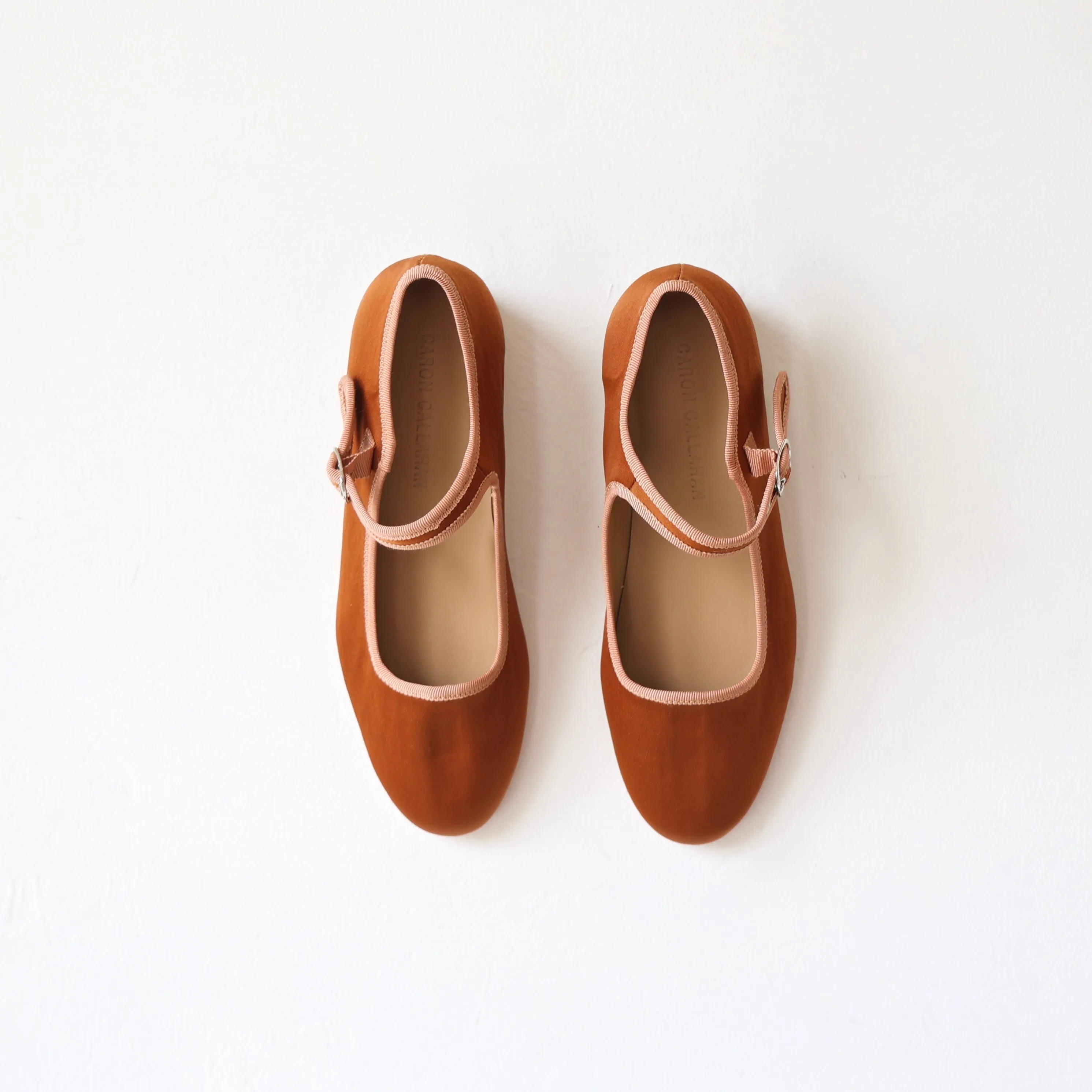 Caron Callahan Ellie Mary Janes - Two Tone Copper - last pair size 40.5