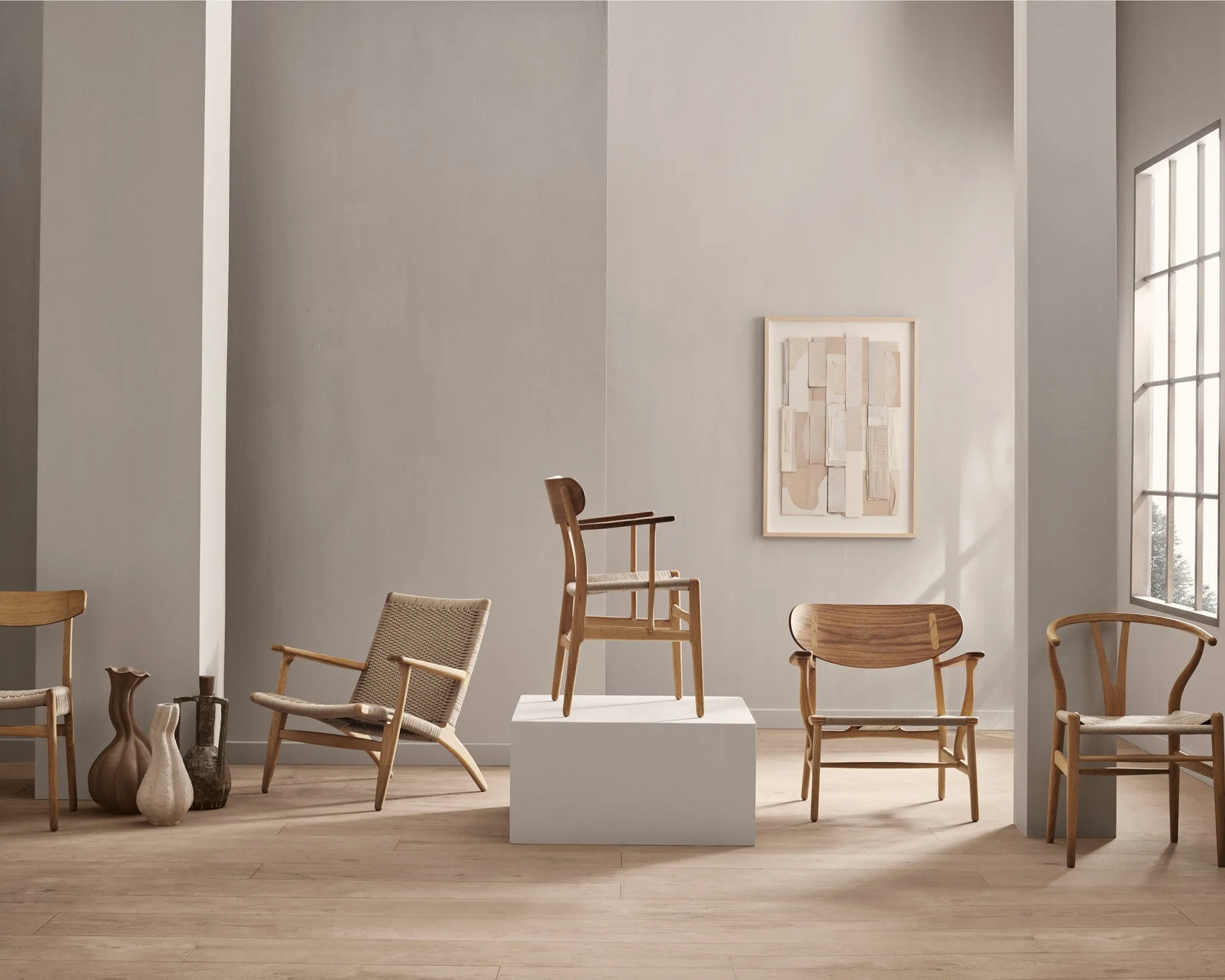 CH22 Lounge Chair