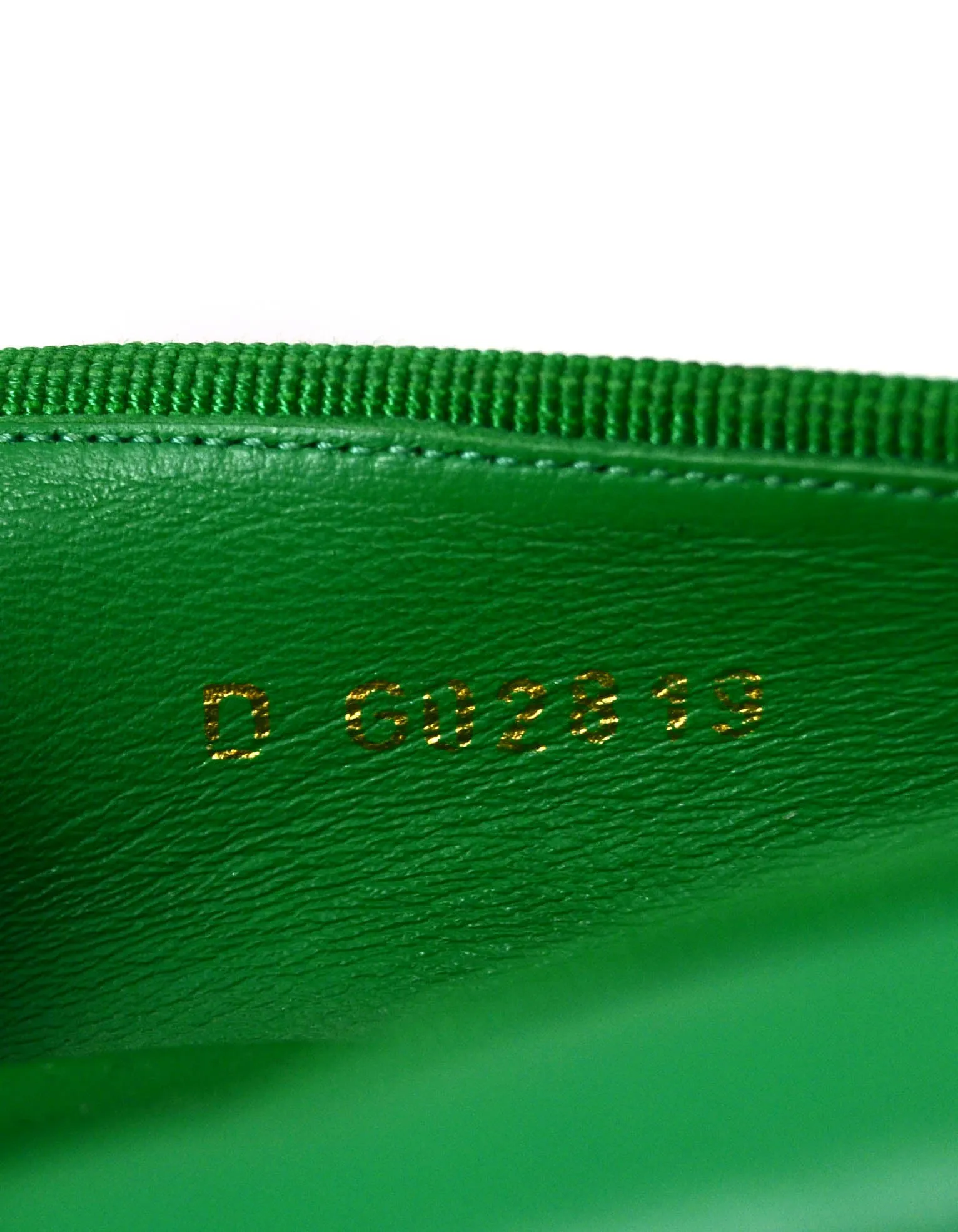 Chanel Green/Black Leather Cap Toe CC Ballet Flats sz 39
