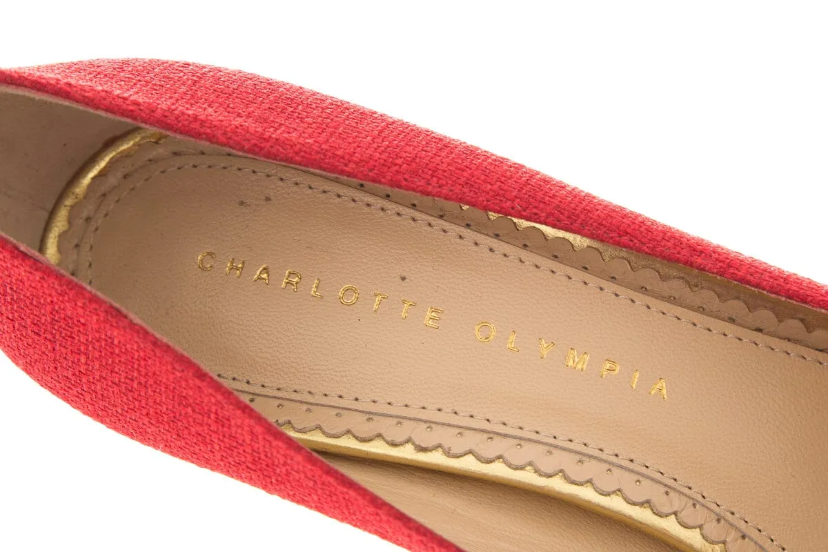Charlotte Olympia Red Platform Pump SZ 38