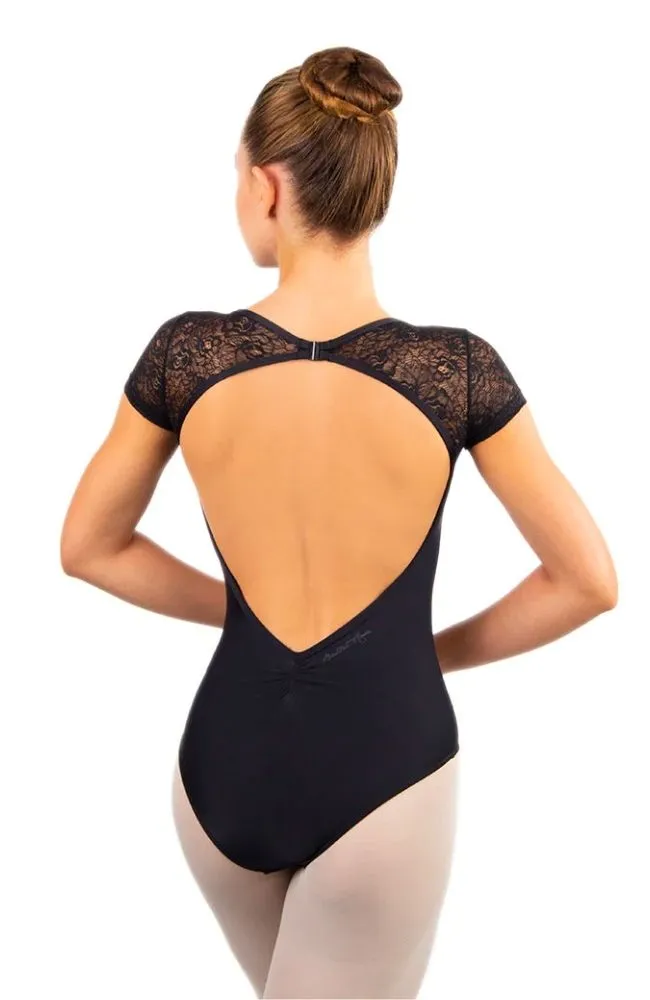Child Open Back Lace Bodysuit