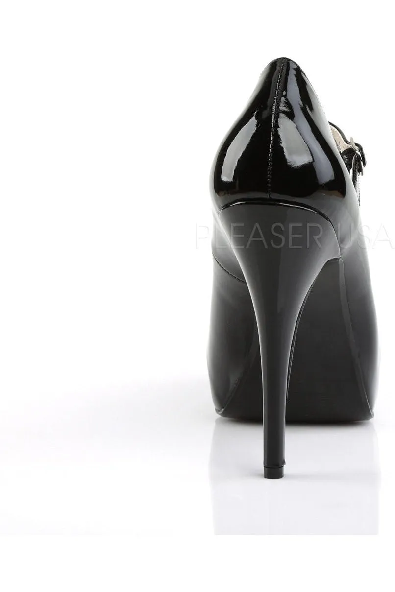 CHLOE-02 Pump  | Black Patent