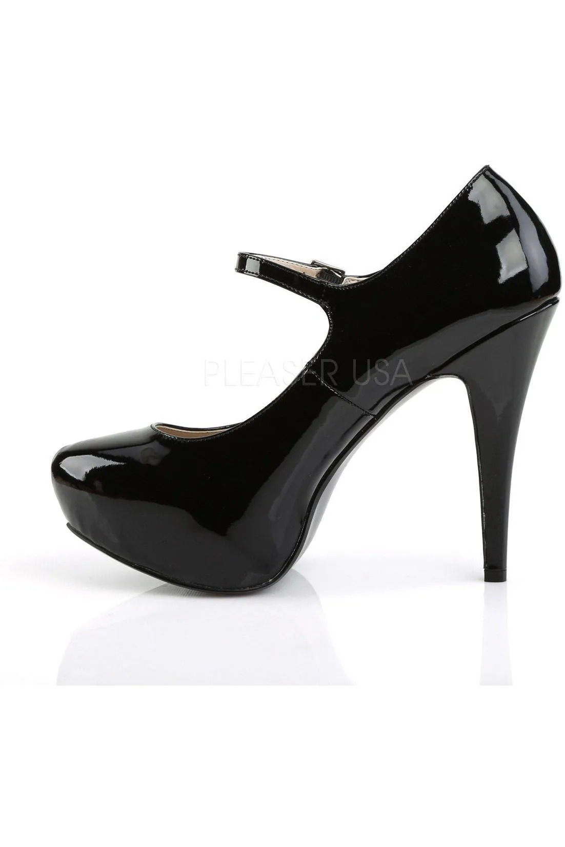 CHLOE-02 Pump  | Black Patent