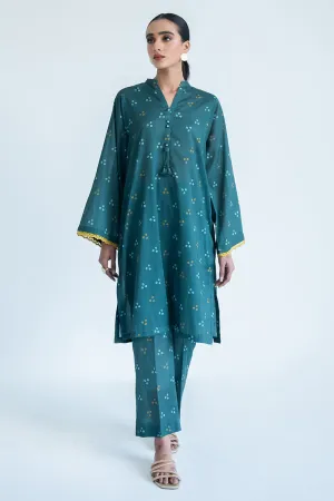 CHROMATIC GREEN-2PC (SHIRT & TROUSER)