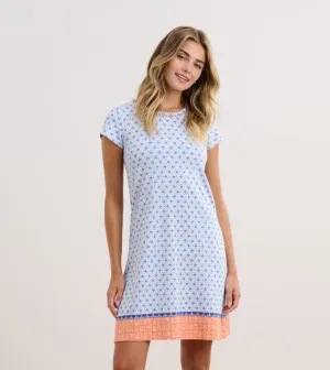 Cici A Line Dress Painted Petals
