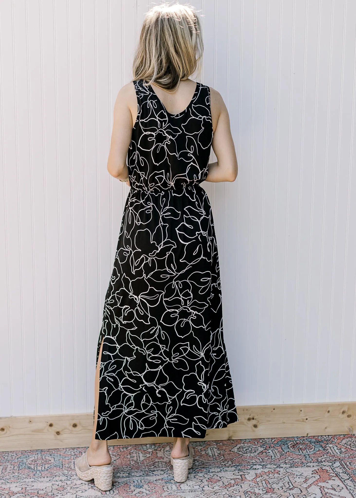 Clear as Day Black and White Dress