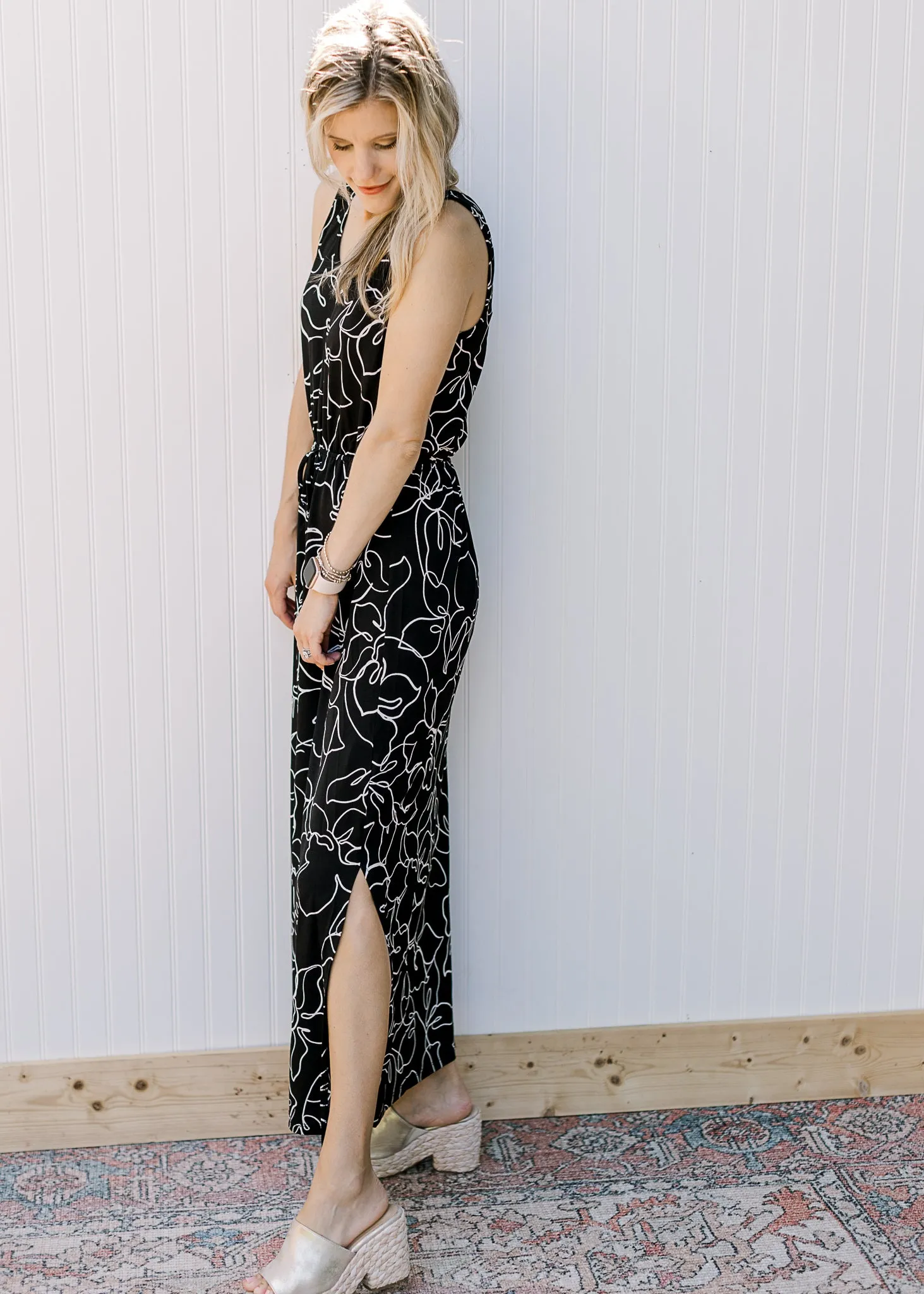 Clear as Day Black and White Dress