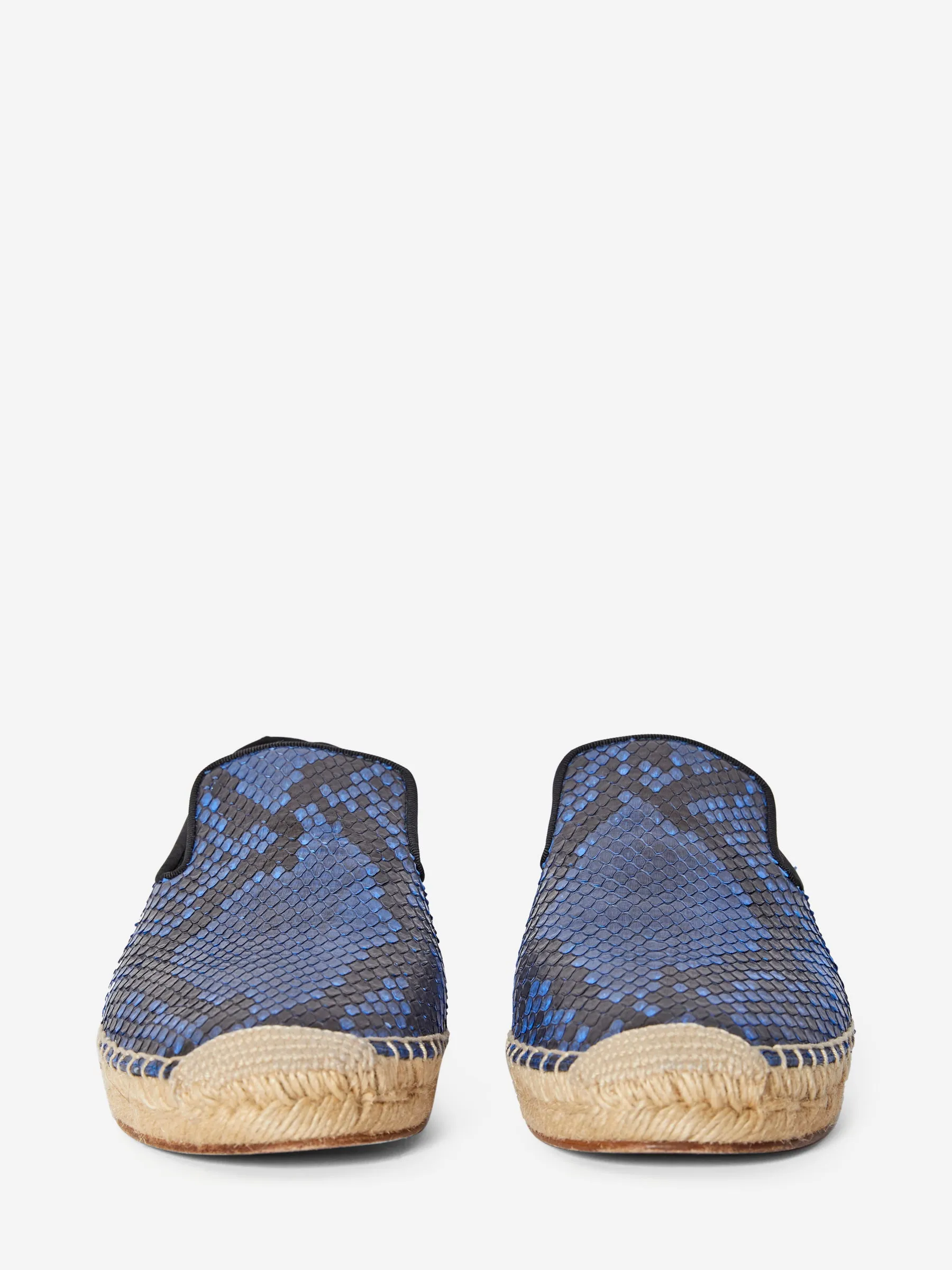 CÉLINE EMBOSSED LEATHER ESPADRILLES