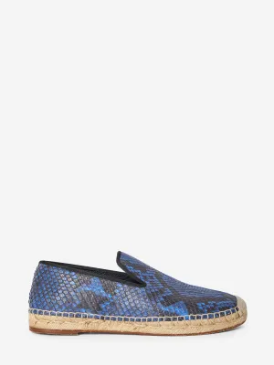 CÉLINE EMBOSSED LEATHER ESPADRILLES