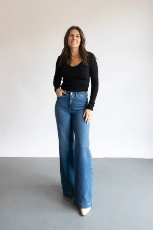 CLOSED Glow-Up Pant in Mid Blue
