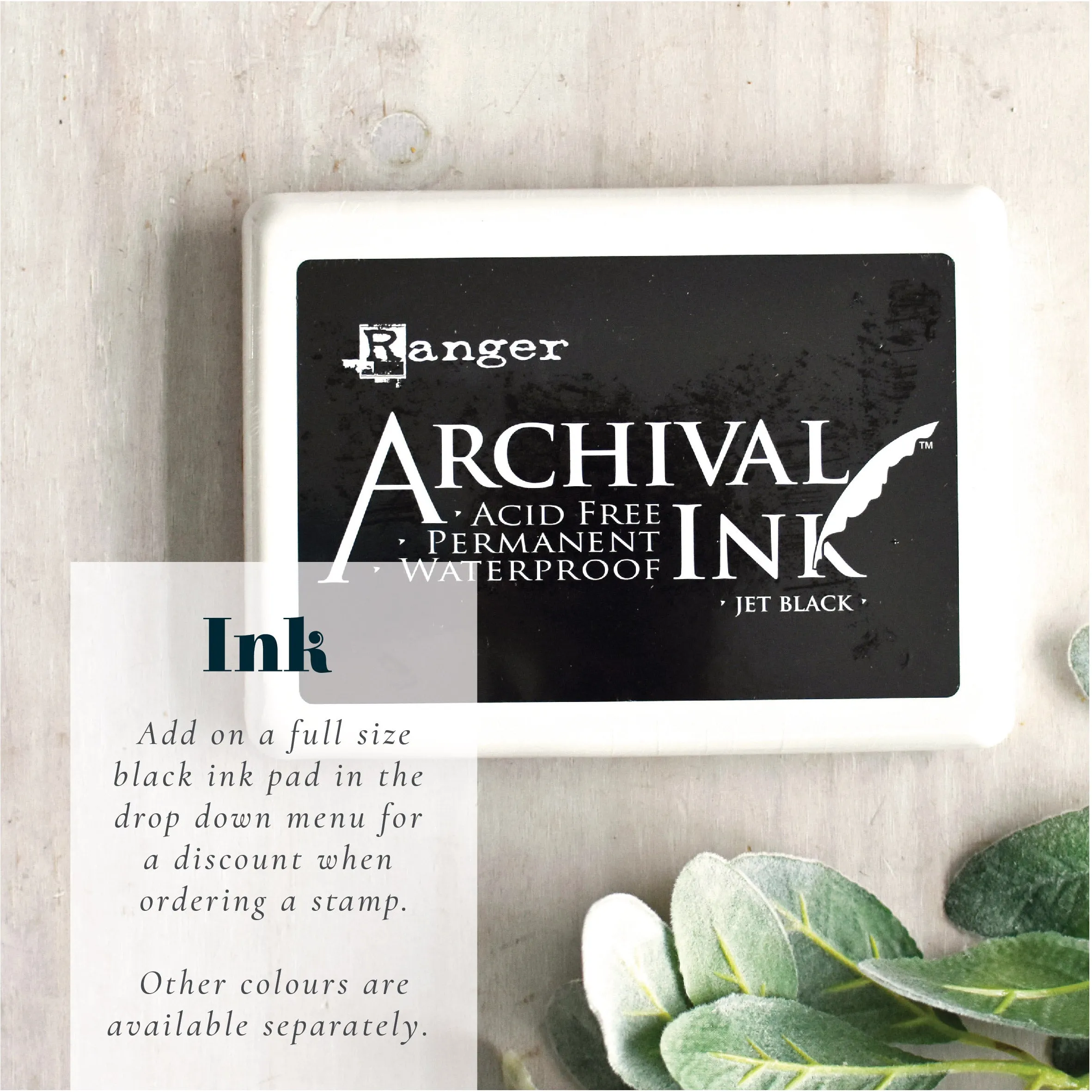 Closed Rose Bud Rubber Stamp