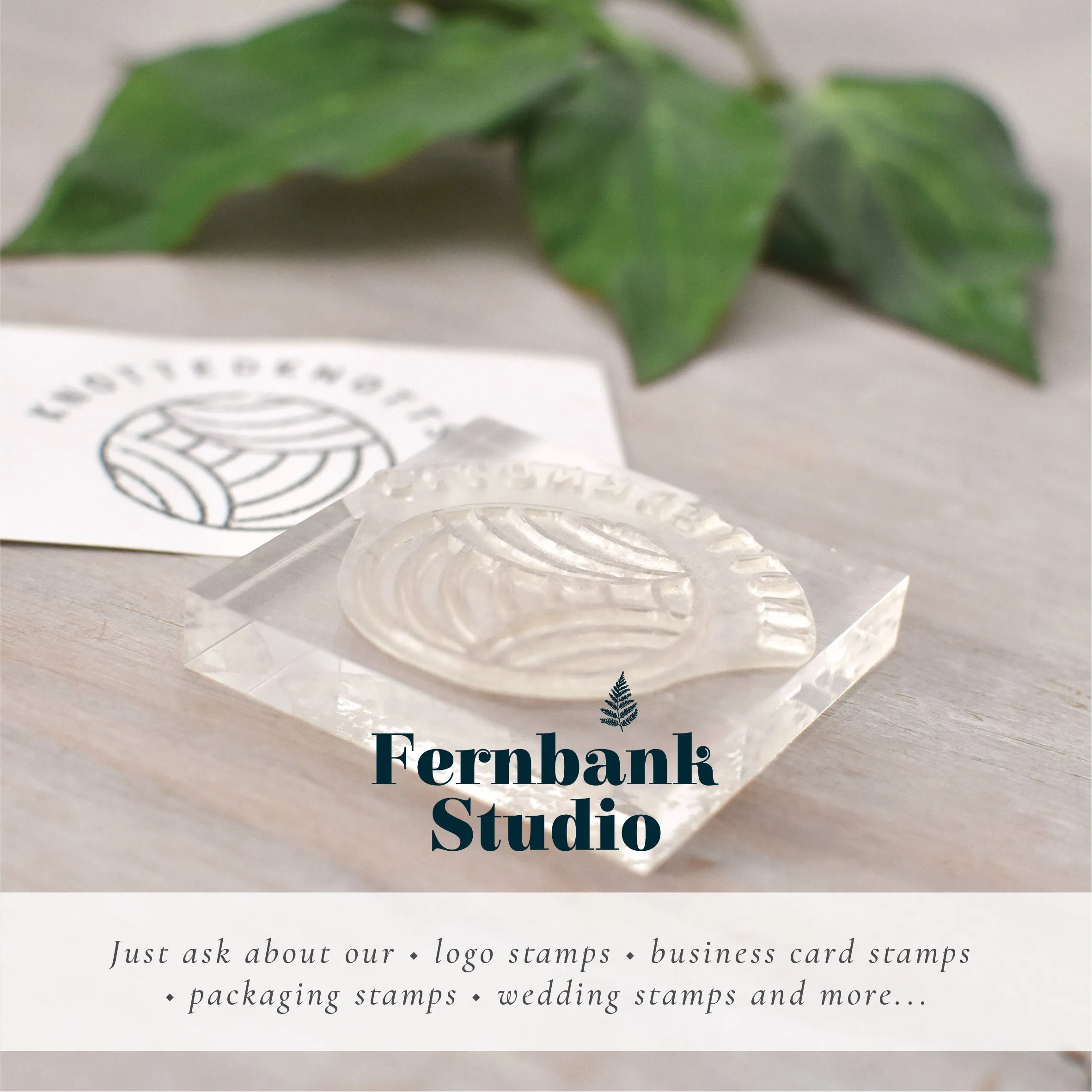 Closed Rose Bud Rubber Stamp