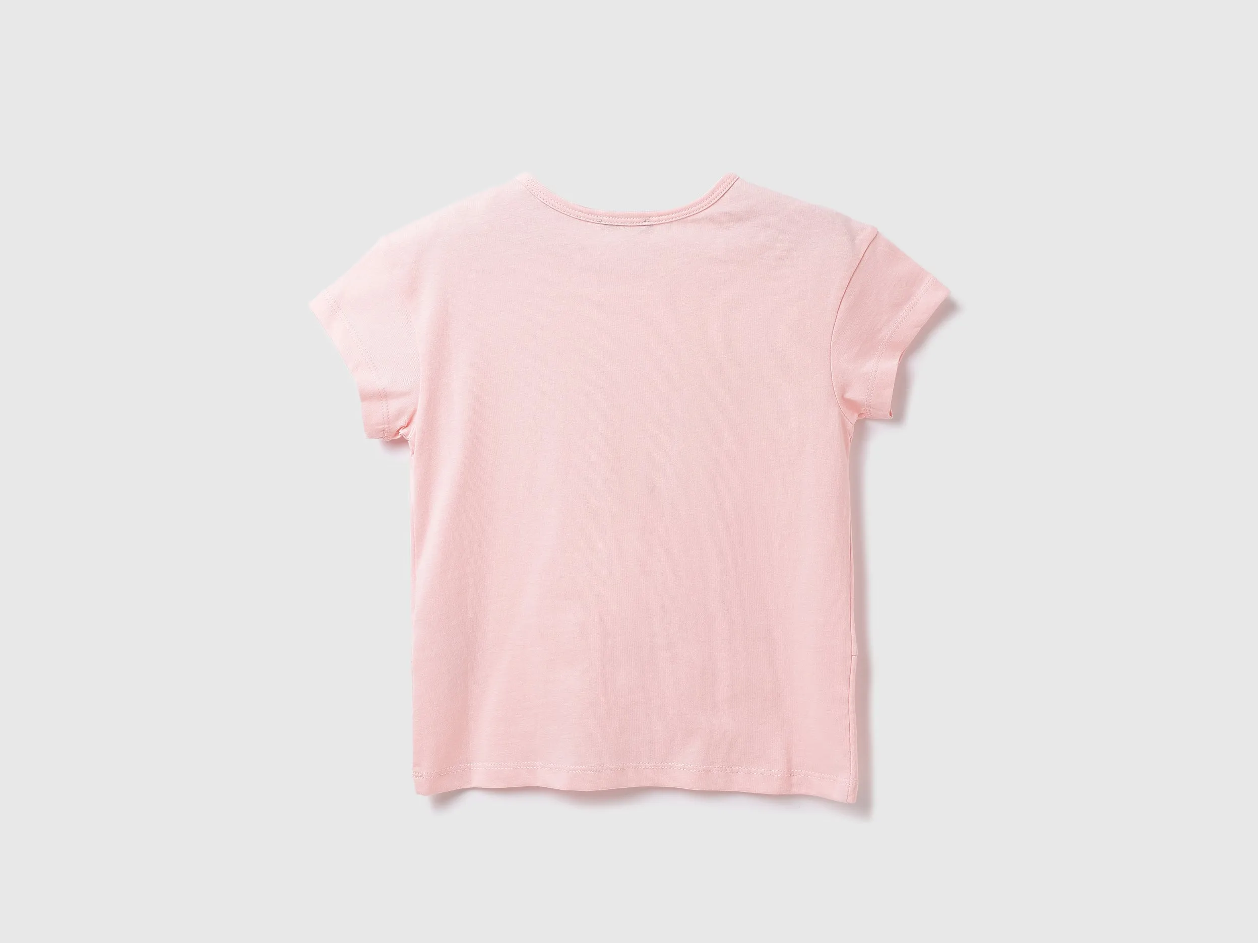 Cotton Printed Round Neck Girls T-shirts