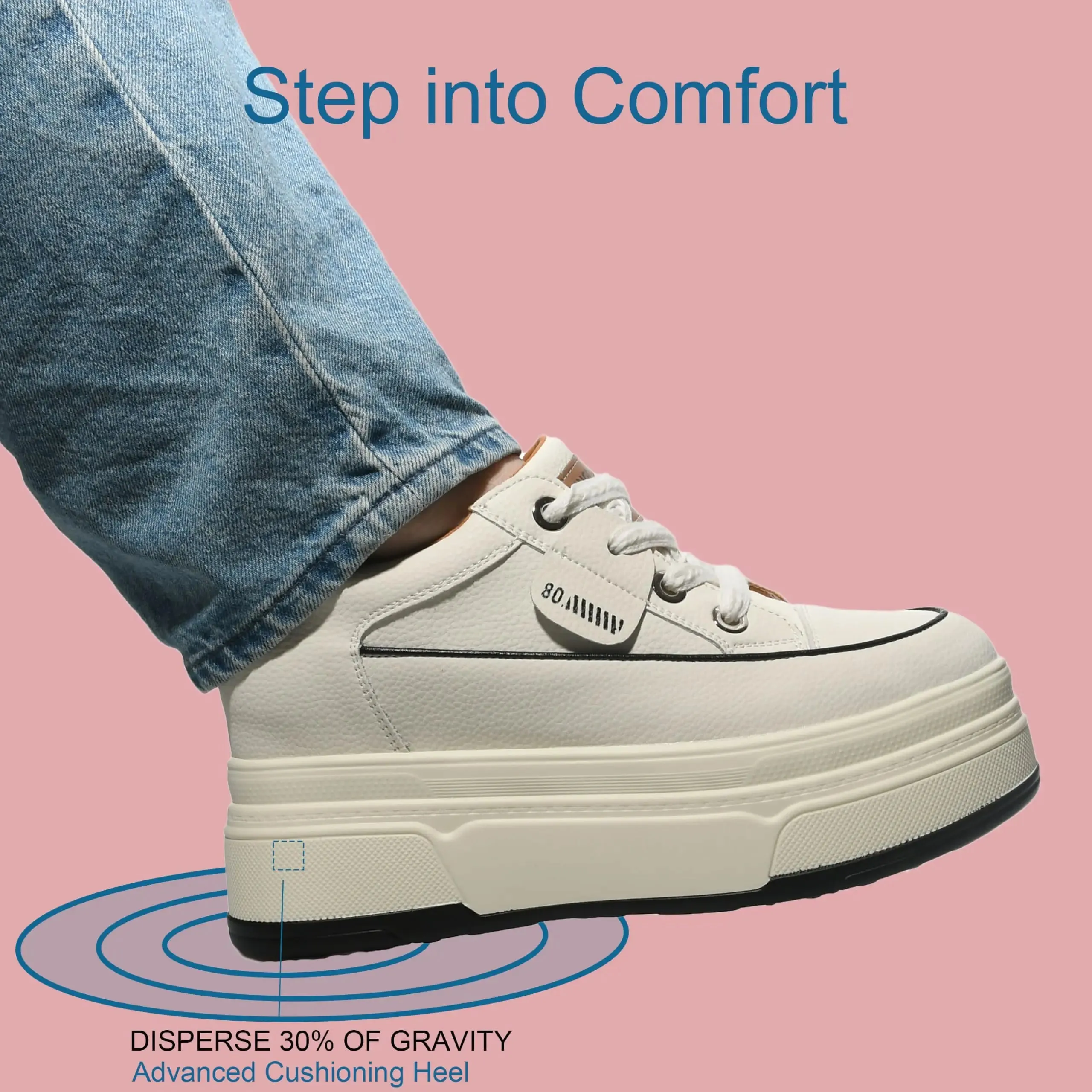 Cow Suede Genuine Leather Women’s Vulcanized Shoes - Platform Wedge, Skateboarding High Brand Heels, Casual Summer Shoes 9cm