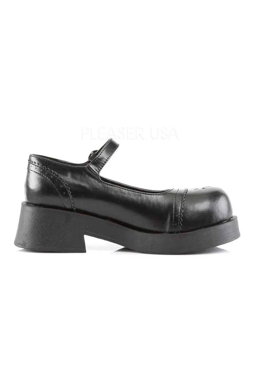 CRUX-07 Lolita | Black Faux Leather
