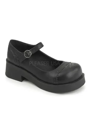 CRUX-07 Lolita | Black Faux Leather