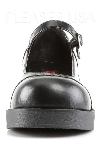 CRUX-07 Lolita | Black Faux Leather