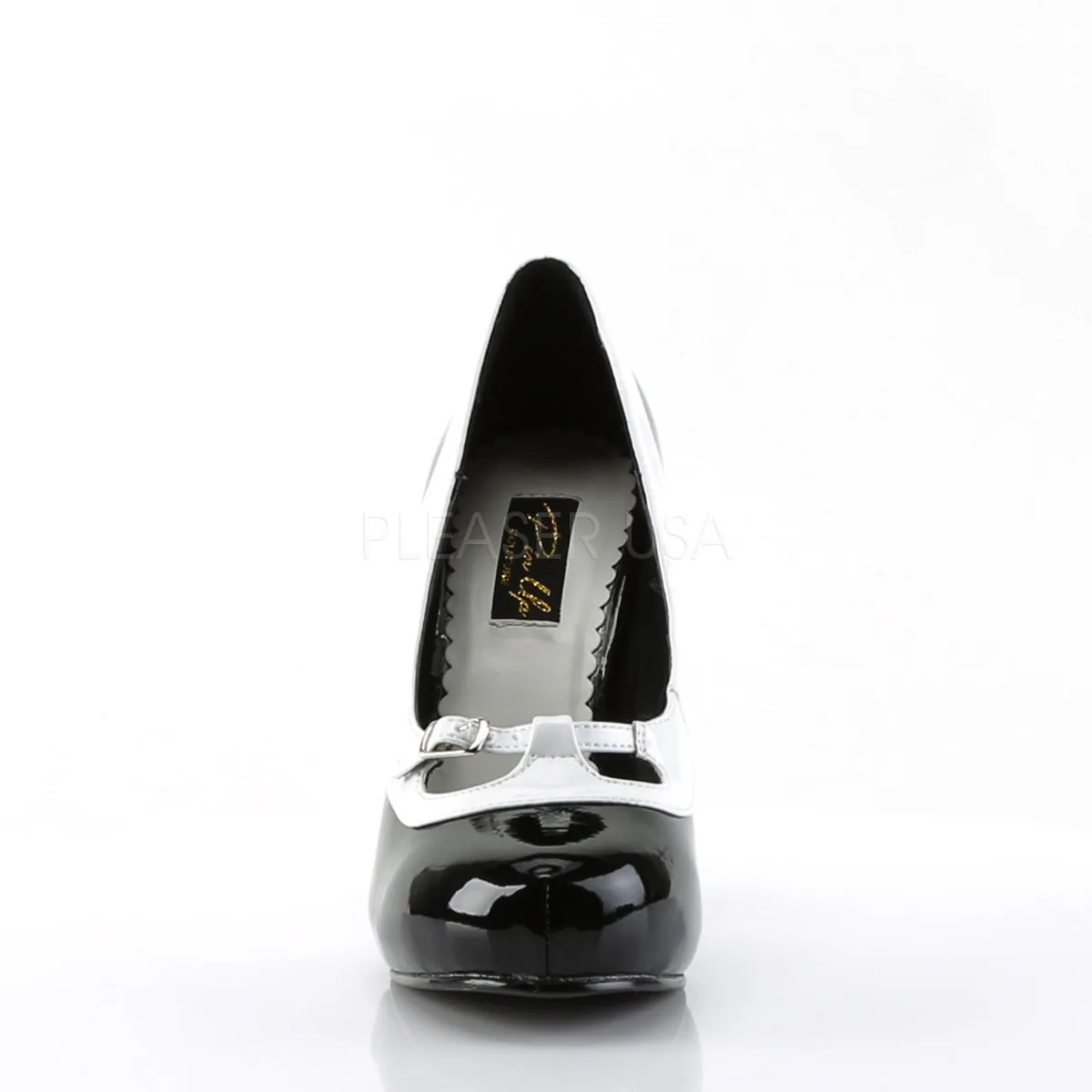 CUTIEPIE-13  Black-White Patent