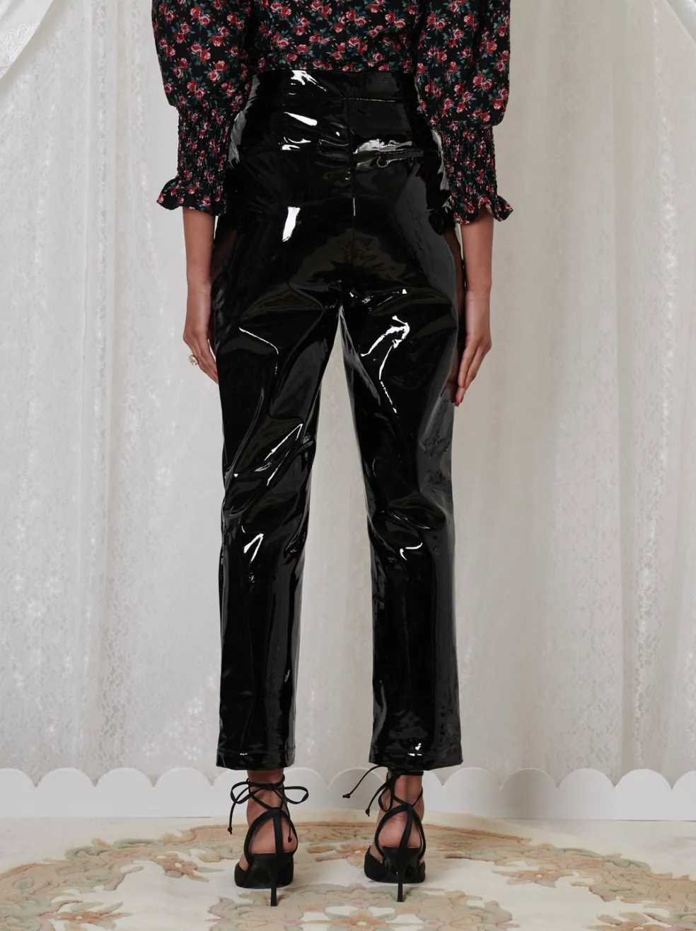 DEARY VINYL TROUSERS