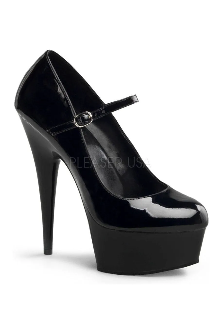 DELIGHT-687 Platform Pump | Black Patent