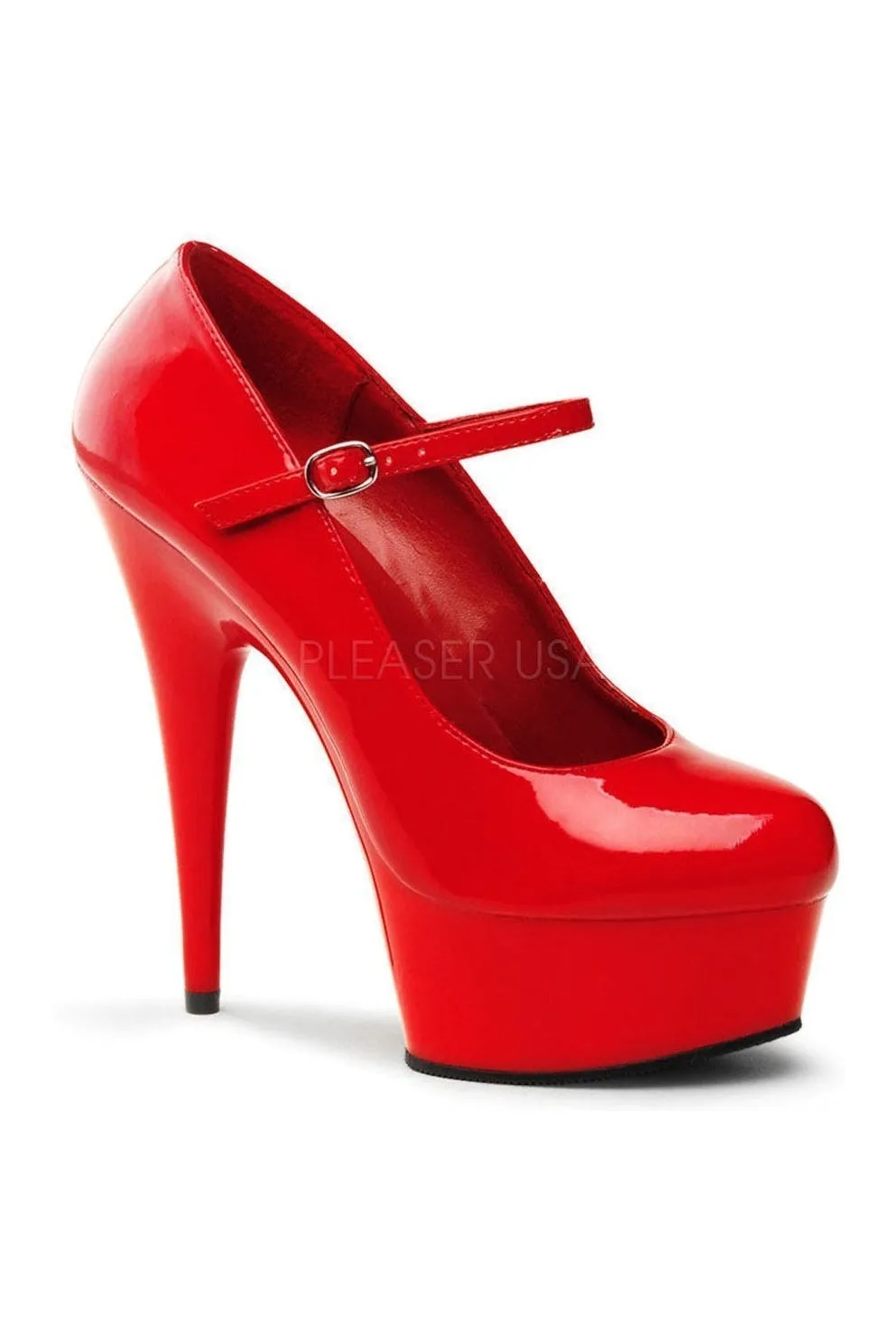 DELIGHT-687 Platform Pump | Red Patent
