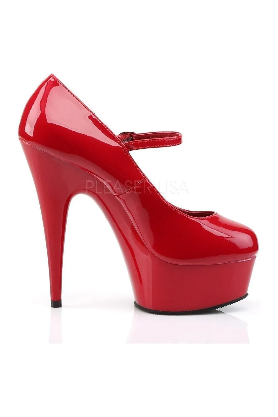 DELIGHT-687 Platform Pump | Red Patent