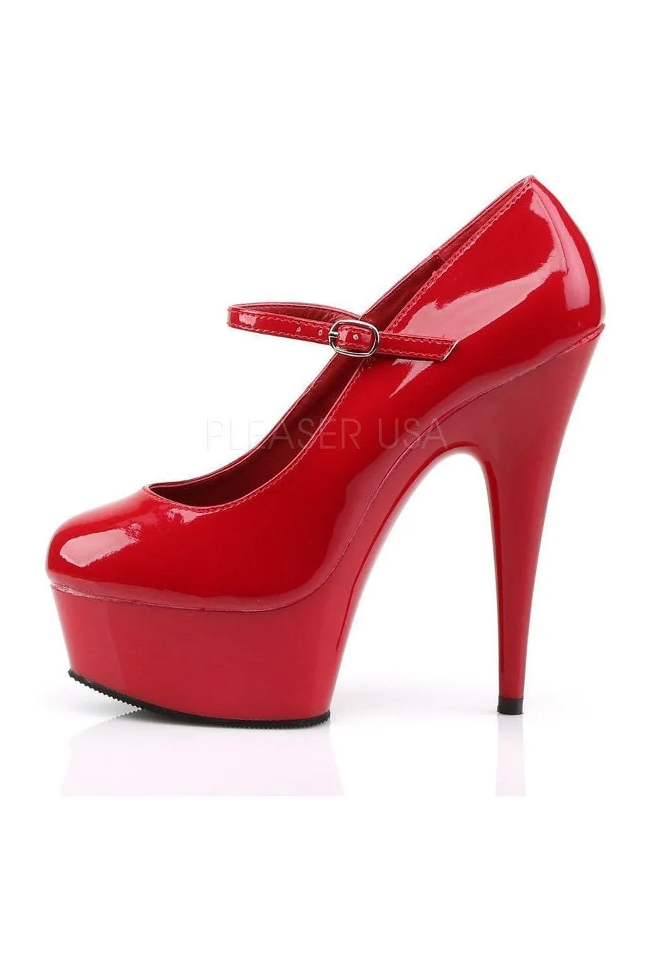 DELIGHT-687 Platform Pump | Red Patent