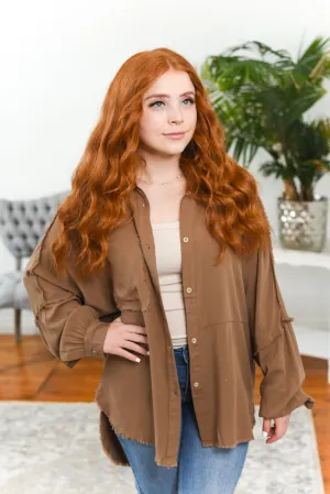 Delilah Oversized Button-Down Shirt FINAL SALE