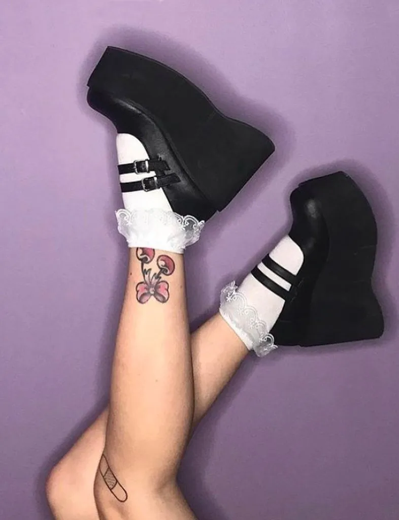 DEMONIA KERA-08 PLATFORM MARYJANES - BLACK VEGAN LEATHER ✰ PRE ORDER ✰