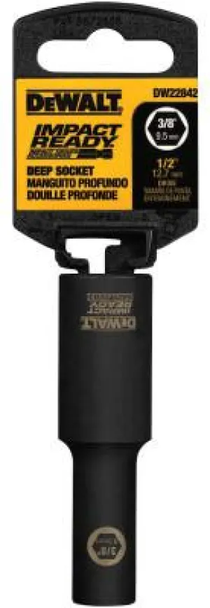 DeWalt® Impact Ready Deep Sockets, 13/16 in, 3/8 in Drive, DW2291