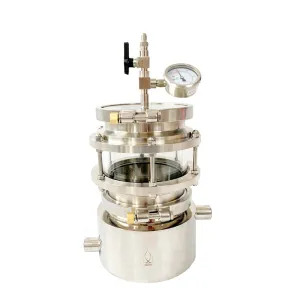 Diamond Miner With Sight Glass and  jacketed platter closed loop extractor