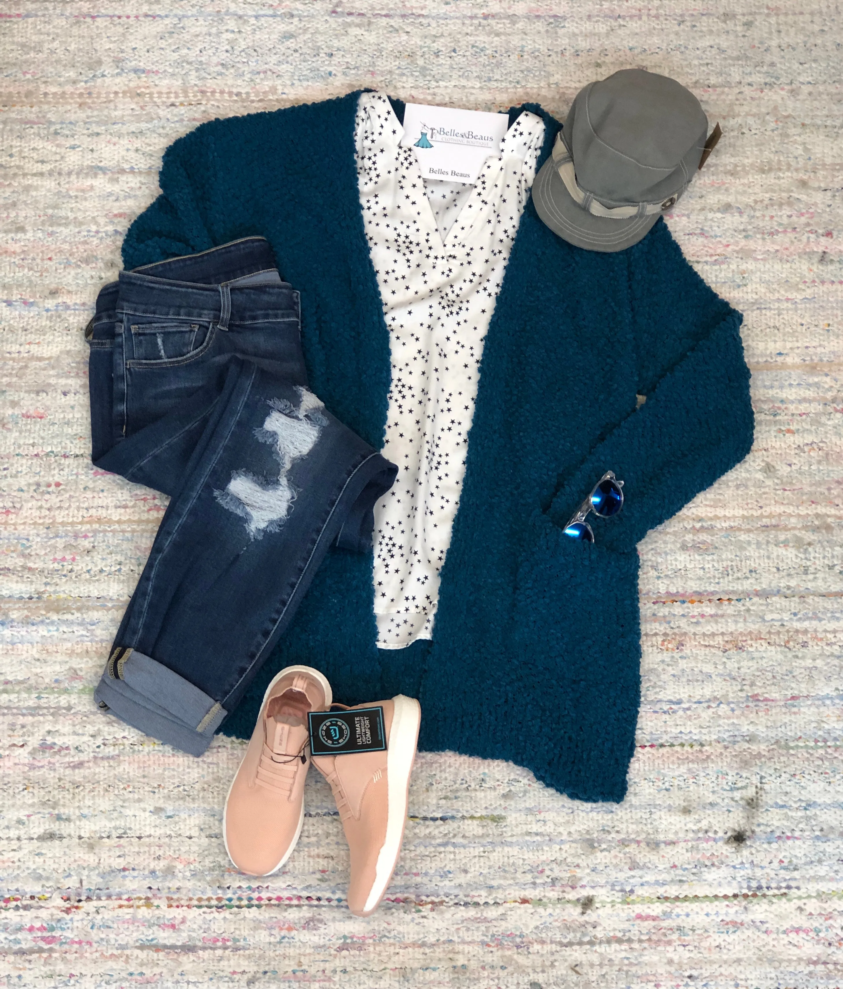 Distressed Crop Denim