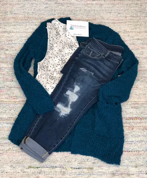 Distressed Crop Denim