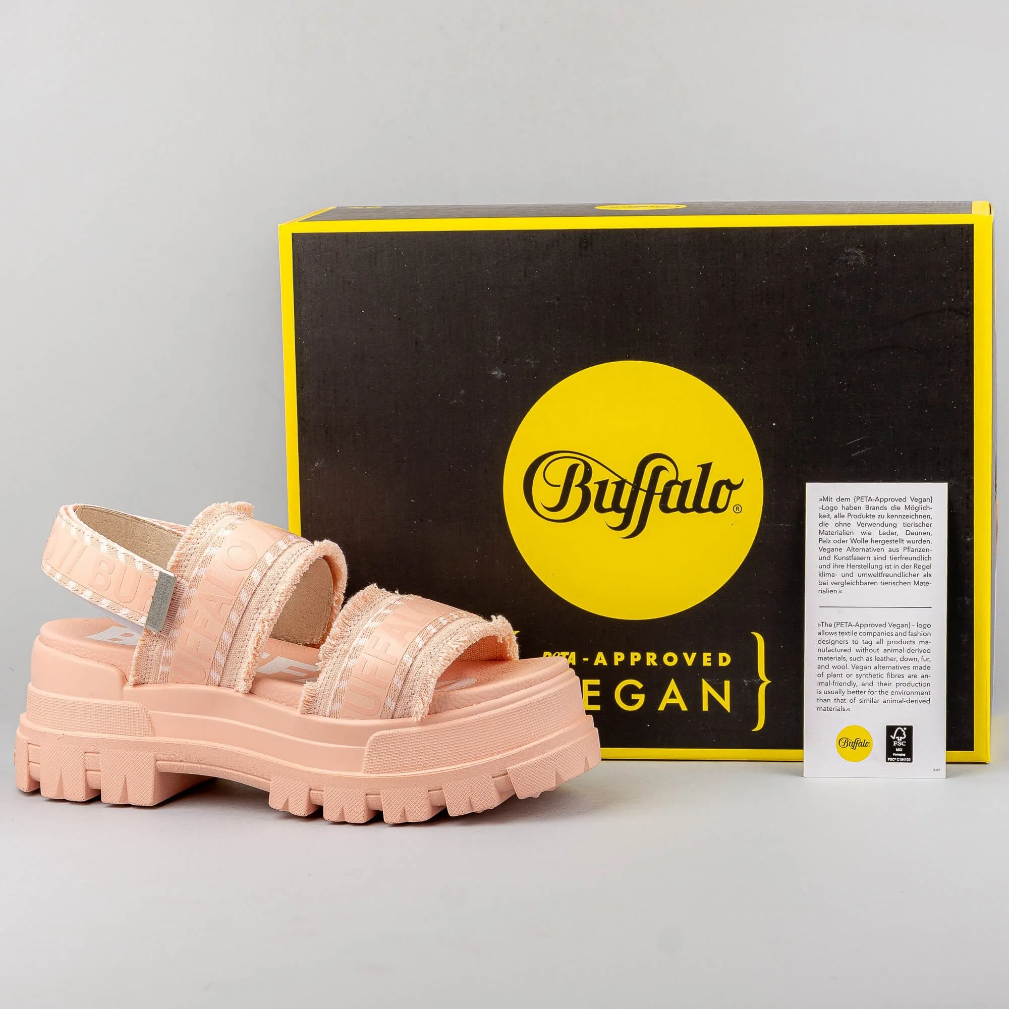 Dámske sandále Buffalo Sandal Platform Aspha Str Rose