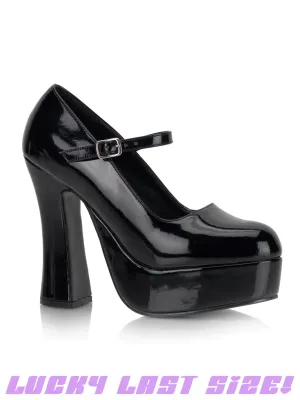 DOLLY-50 - BLACK PATENT - US SIZE 15
