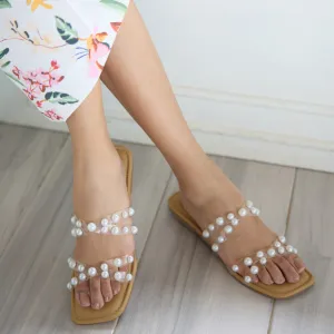 Double crossed pearl flats