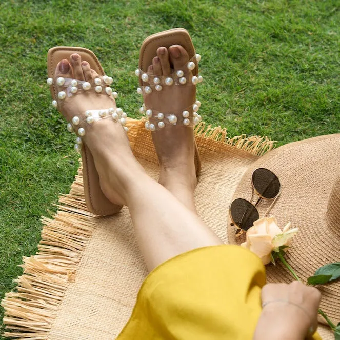 Double crossed pearl flats