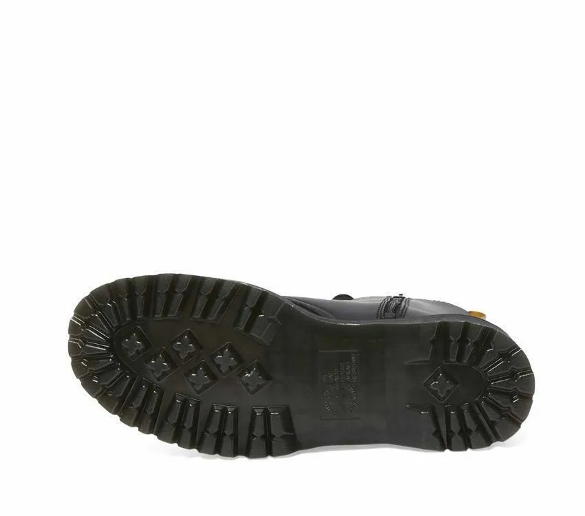 Dr. Martens Womens Jadon II Mono Vegan 8 Eye Boots Shoes Platform - Black