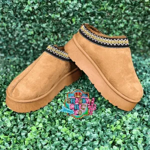 Ease of Comfort Wedges - Tan