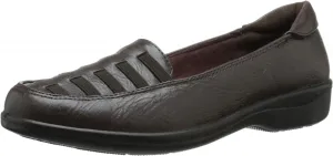 Easy Street Women's Genesis Ballet Flats Shoes GENESIS Brown Burnish 7WW